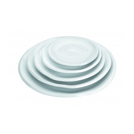 PLATO REDONDO ONDULADO MELAMINA DE LACOR 250X30 MM