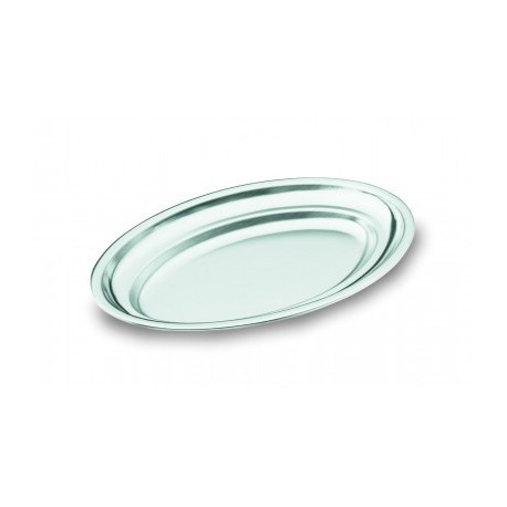 FUENTE OVAL PULIDO SATINADO INOXIDABLE 18/10 DE LACOR 50 CM