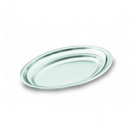 Fonte oval de cetim daoxidável 18/10 de lacor 25 cm