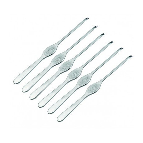 JUEGO 6 GANCHOS MARISCO INOXIDABLE DE LACOR