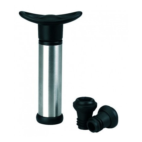 BOMBA MANUAL VACÍO CON 2 TAPONES INOXIDABLE 18/10 DE LACOR