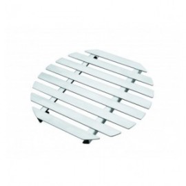 Decoração Rodas redondas em aço inoxidável 20x18x2 cm