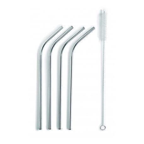 Defina 4 palha + pincel Inox