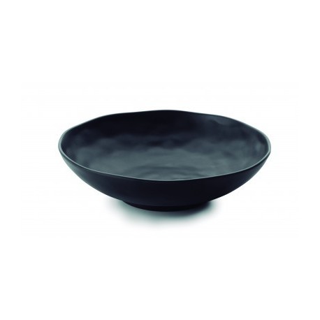 FUENTE REDONDA MELAMINA SERIE BLACK DE LACOR 31x8 CM