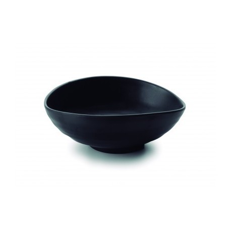 FUENTE REDONDA MELAMINA SERIE BLACK DE LACOR 24x20x9 CM