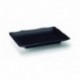 FUENTE RECTANGULAR MELAMINA SERIE BLACK DE LACOR 25x17.5x3 CM