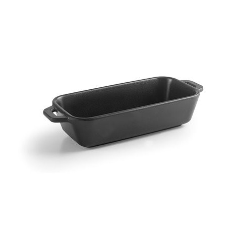 MINI-COCOTTE BLACK DE MELAMINA RECTANGULAR DE LACOR 18X8.5 CM