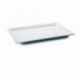 BANDEJA RECTANGULAR WHITE MELAMINA SERIE CLASSIC DE LACOR 26x16x2 CM