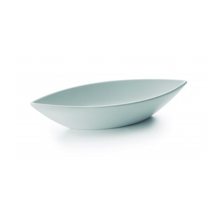 FUENTE OVAL WHITE MELAMINA SERIE CLASSIC DE LACOR 32x12x6 CM