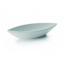 Fonte oval White Melamine Classic Series of lacor 41.5x17x8 cm