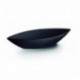 FUENTE OVAL BLACK MELAMINA SERIE CLASSIC DE LACOR 41.5x17x8 CM