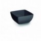 BOL ENSALADA BLACK MELAMINA SERIE CLASSIC DE LACOR 13x13x6 CM