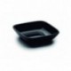 BANDEJA DELICATESSEN BLACK MELAMINA SERIE CLASSIC DE LACOR 10x10x2.5 CM