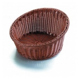 Cesta de pão redondo marrom lacor