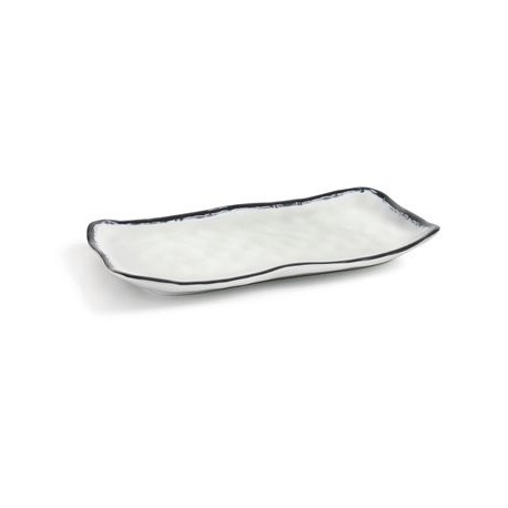 FUENTE RECTÁNGULAR ONDULADA SEA DE LACOR 29X17.5 CM