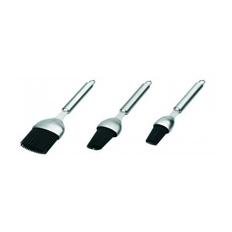 PINCEL SILICONA MANGO INOXIDABLE DE LACOR 23 CM