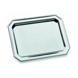 BANDEJA OCTOGONAL INOXIDABLE EN ACERO 18/10 DE LACOR 46X36 CM