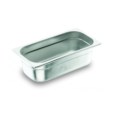 CUBETA GN 1/2 SIN ASA ACERO INOXIDABLE 18/10 DE LACOR 265X325X20 MM