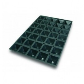 60x40 cm de molde de silicone pirâmide 65x65x35 mm de lacor