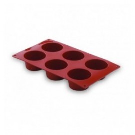 MOLDE SILICONA MUFFIN 6 CAVIDADES DE LACOR