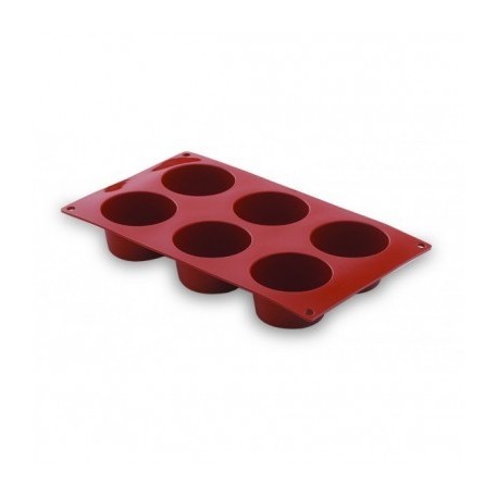 MOLDE SILICONA MUFFIN 6 CAVIDADES DE LACOR