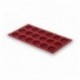 Molde silicone Savarín 18 Cavidades lacor