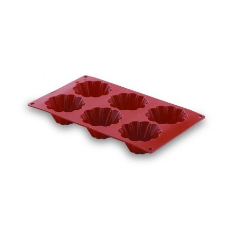 MOLDE SILICONA BRIOCHETTE 6 CAVIDADES DE LACOR