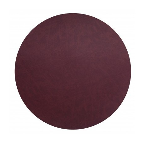 Lacor marrom em redondo mantell individual