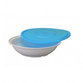 PLATO HONDO POLICARBONATO CON TAPA DE LACOR 19X5 CM