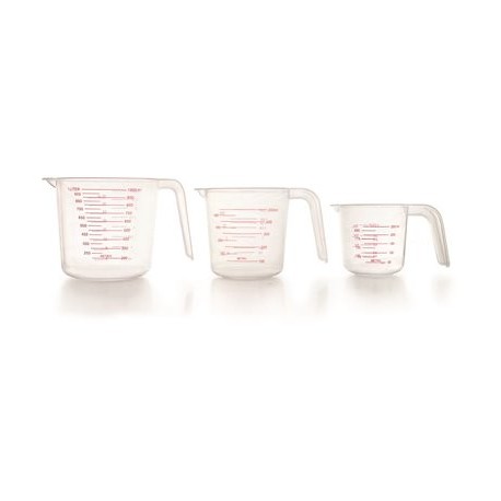 Conjunto 3 jarros de medidor de lacor