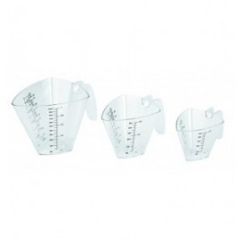 Jogo 3 JUGS Medição triangular de Lacor 250-500-1000ml