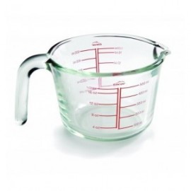 Jarro de medição de cristal lacor de 0,5 litros