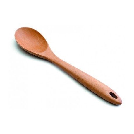 CUCHARA LISA MADERA HAYA DE LACOR 30X6 CM