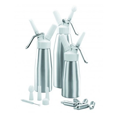 SIFÓN CREMA ALUMINIO DE LACOR 0.25 Litros