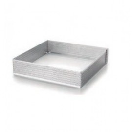 ARO CUADRADO PERFORADO DE LACOR 7x7 CM 3.5 CM