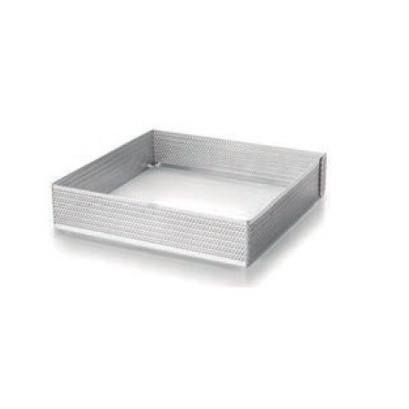 ARO CUADRADO PERFORADO DE LACOR 7x7 CM 3.5 CM