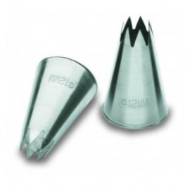 Pacote 6 bico de estrela lacor 10 mm