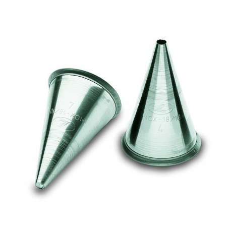 PACK 6 BOQUILLA REDONDA INOXIDABLE DE LACOR 10 MM