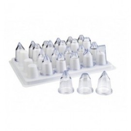 SET 24 BOQUILLAS ACRÍLICAS DE LACOR