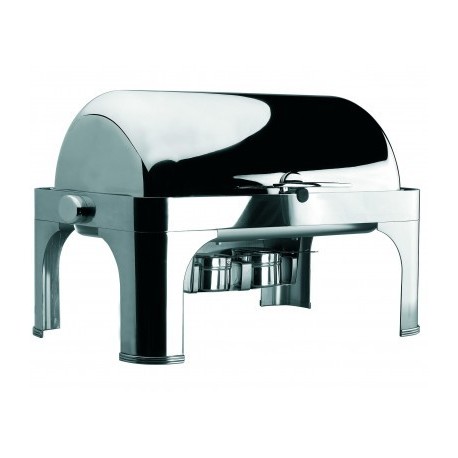 CHAFING DISH ROLL TOP GASTRONORM 1/1 INOXIDABLE DE LACOR 53X32.5X6.5 CM