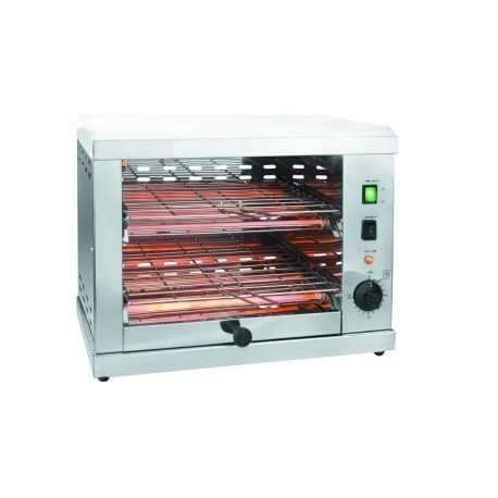 TOSTADOR ELÉCTRICO HORIZONTAL PARRILLA DOBLE 3000W DE LACOR