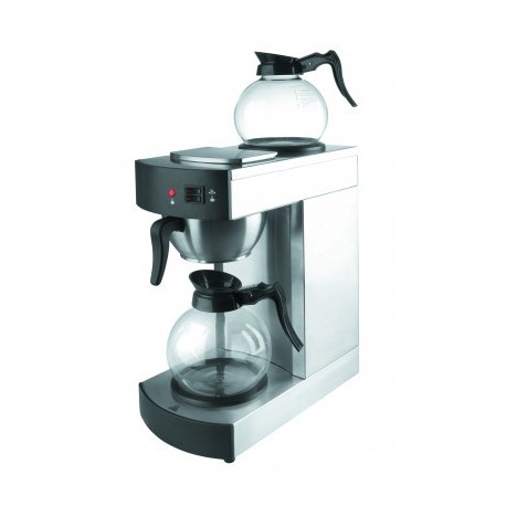 CAFETERA ELÉCTRICA CON 2 JARRAS CRISTAL DE LACOR