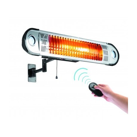 CALENTADOR ELÉCTRICO 1500W+CONTROL REMOTO+SOPORTE PARED