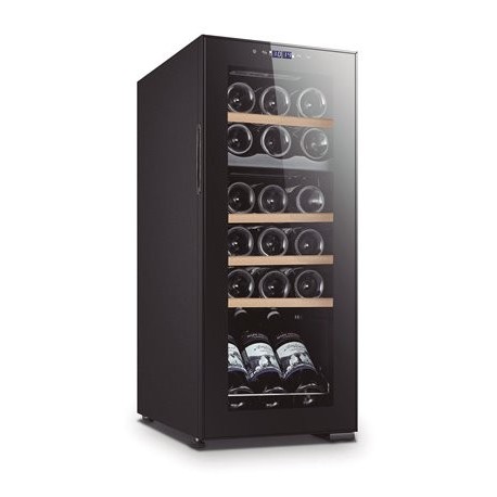 Guarda -roupa da geladeira com compressor 18 garrafas de lacor
