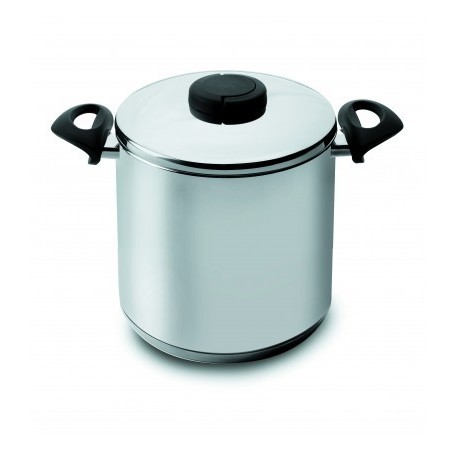 OLLA SUPER ALTA CON TAPA ESTUDIO DE LACOR 28 CM