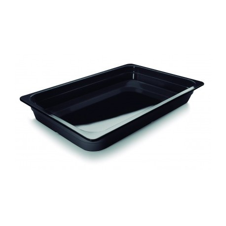 CUBETA GN MELAMINA NEGRA 1/1 DE LACOR 530X325X100 MM