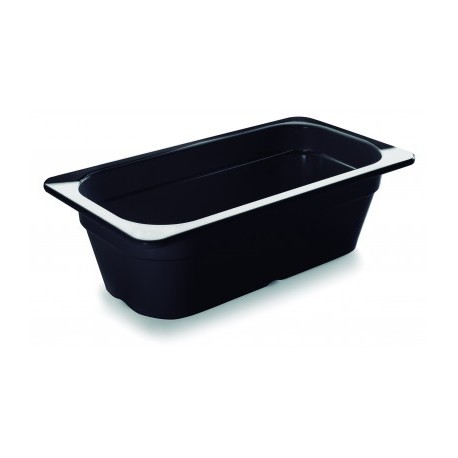 CUBETA GN MELAMINA NEGRA 1/3 DE LACOR 176X325X65 MM