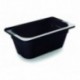 CUBETA GN MELAMINA NEGRA 1/4 DE LACOR 265X162X100 MM
