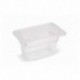 GN 1/9 Bucket de policarbonato de lacor 176x108x100 mm