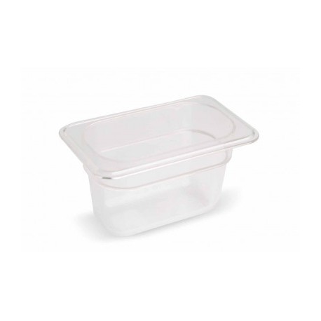 CUBETA DE POLICARBONATO GN 1/9 DE LACOR 176X108X100 MM